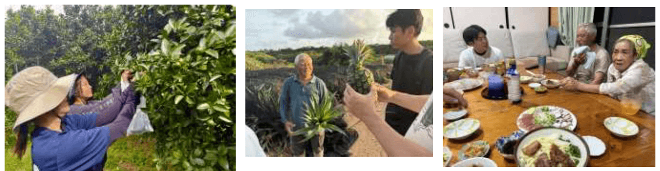 農家民泊での地域交流 -FARM STAY & LOCAL INTERACTION-(イメージ)
