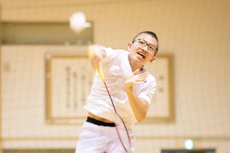 ～ ジュニアアスリートの挑戦を応援 ～ 「デフバドミントン・森本悠生選手(18歳)」 東京2025デフリンピック初出場