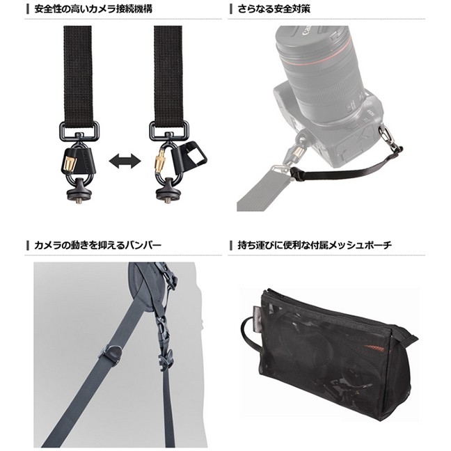 速写と快適さを兼ね備えたストラップを提供するブランド「ブラック
