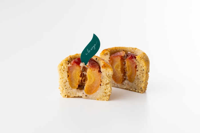 姫りんごマフィン断面