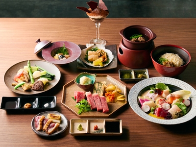 旬の地域食材を愉しむ夕食