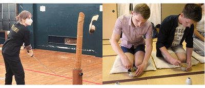 令和元年（2019年）7月に実施した留学生対象の日本文化体験の様子