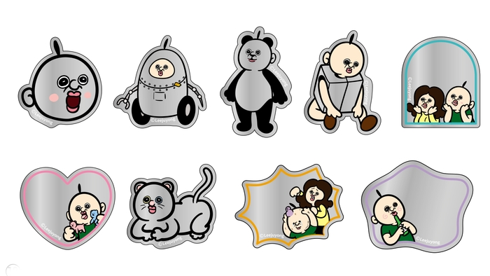 シークレットミラーステッカー(全10種/1種はシークレット)