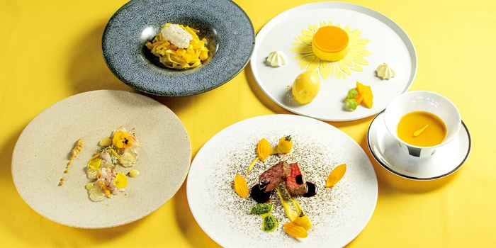 ▲のじまスコーラ2階 リストランテ・スコーラ「夏の特別コース ~girasole~」