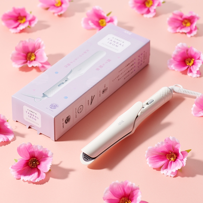 アイビル ツーウェイ タンバル アイロン 外箱と本体