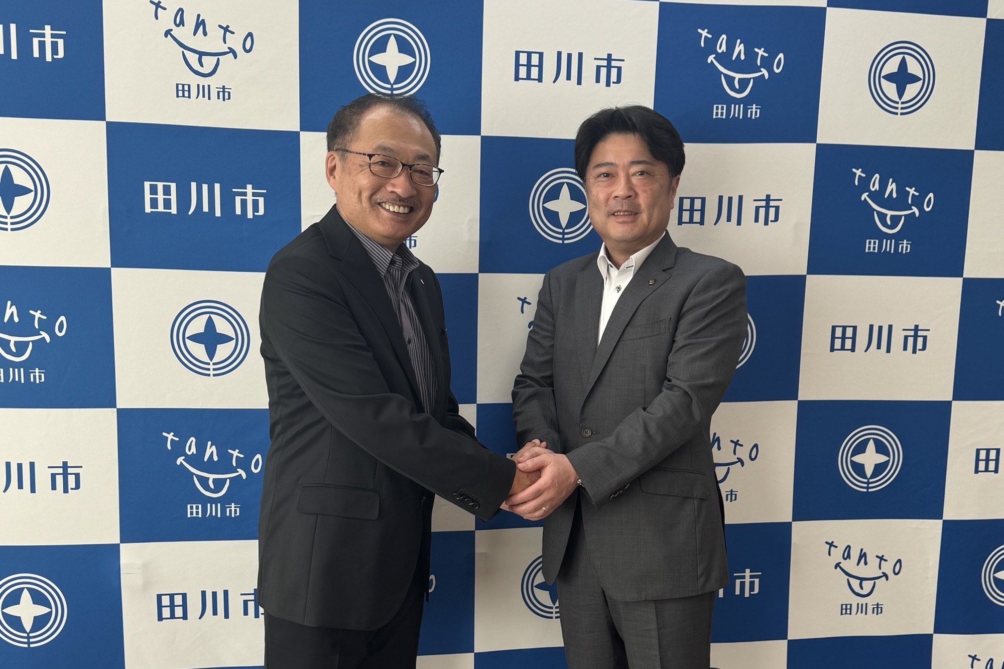 【福岡・田川市を訪問】高田新社長が地場企業としての地域貢献を目指し、更なる相互の連携強化を表明