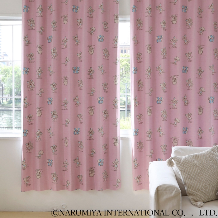 カラフルでポップなデザインで、お部屋をわくわく空間にしてくれるドレープカーテン［ハウトゥキャッチ］