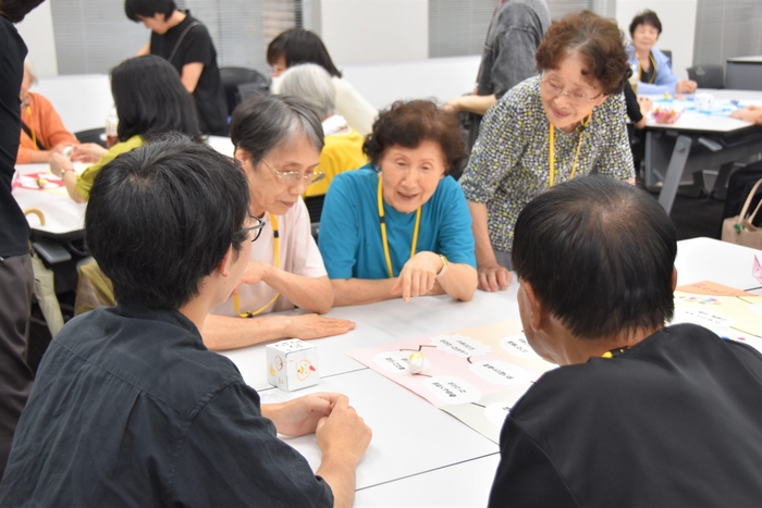 停まったマスに合わせ楽しく会話