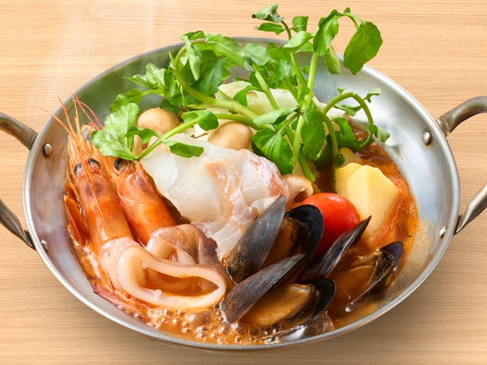 ブイヤベース風 「旨トマスープ鍋」1,180円(税込:1,298円)