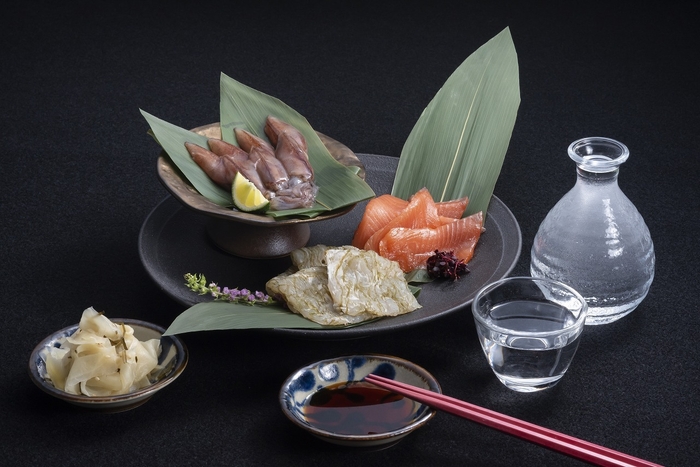 お酒のお供に昆布〆