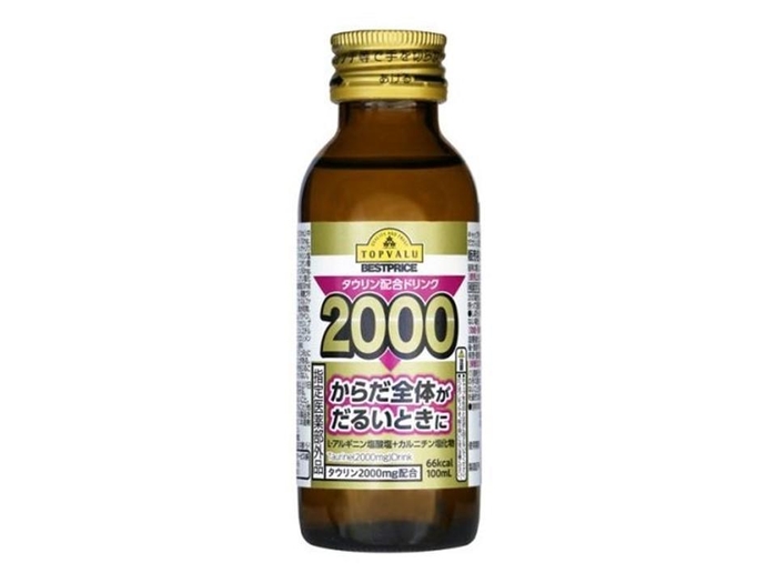 トップバリュベストプライスタウリン配合ドリンク2000商品画像(画像はイメージです。)