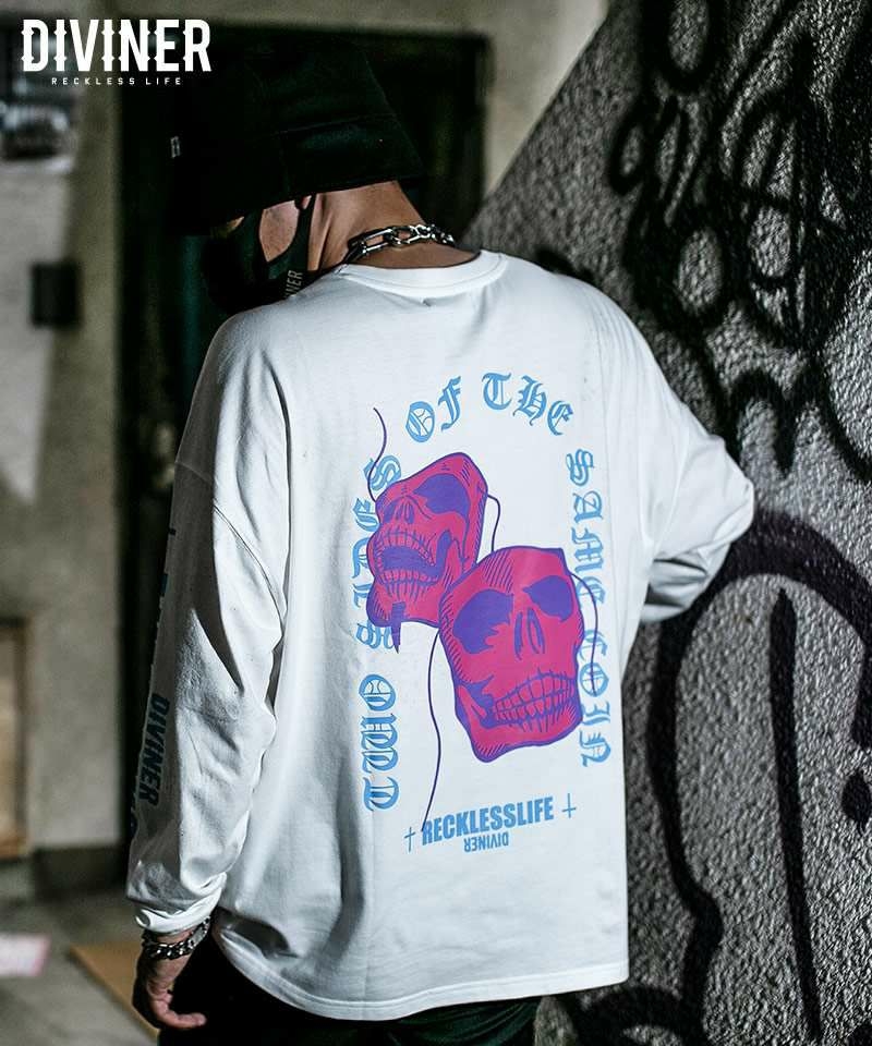 Two-Face L/TEE(ホワイト)