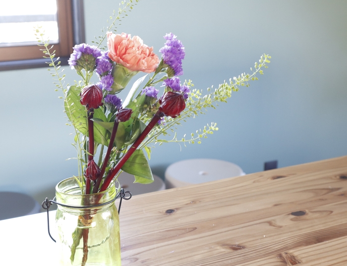 ハロウィンブーケとミニグラスセット¥999(税込