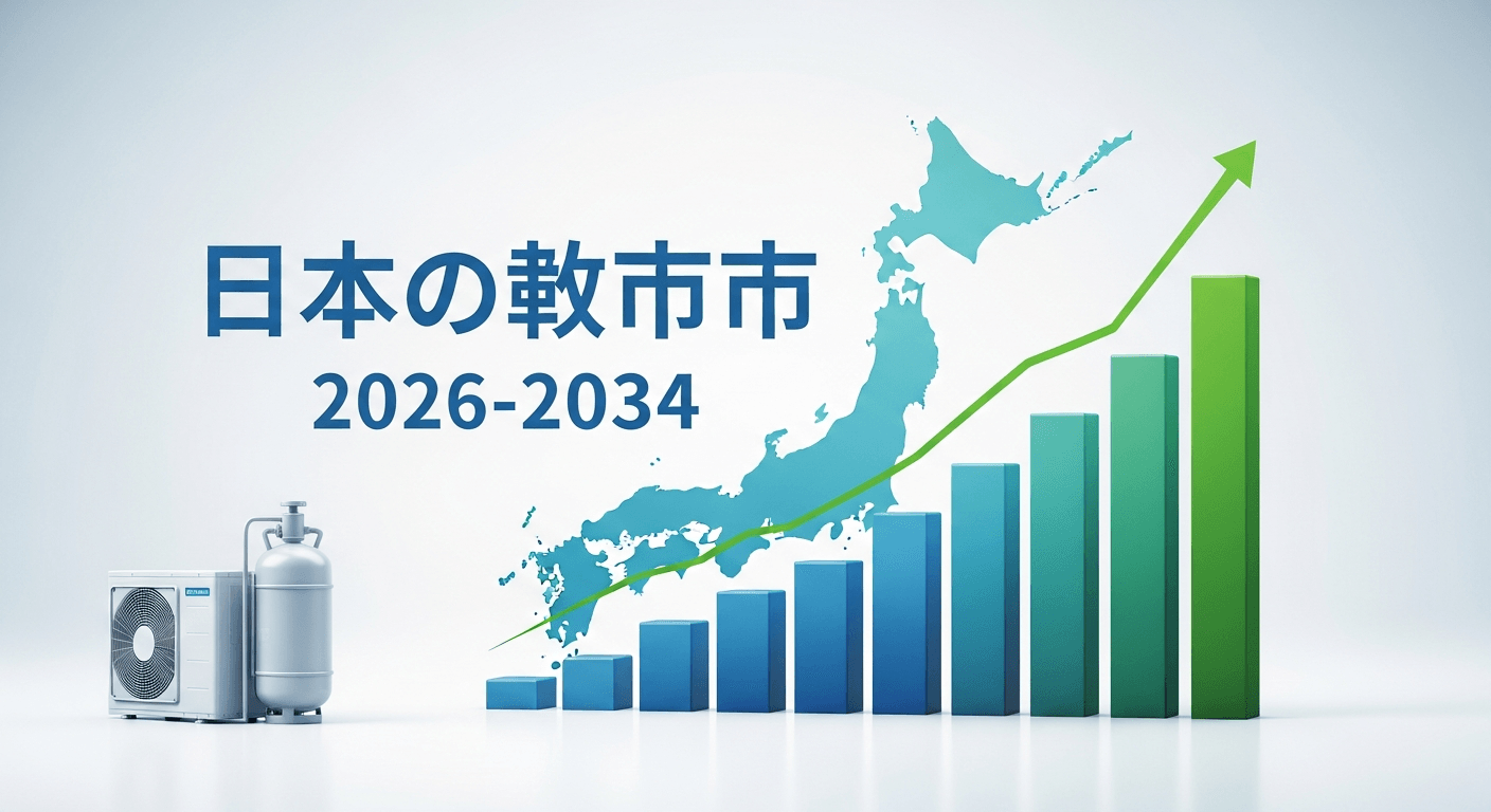 日本の冷媒市場は拡大が期待されており、2033年までに USD 1,233.1 million に達する見込み|CAGR 5.80%