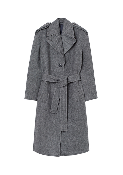 ウールブレンドコート¥24,999
