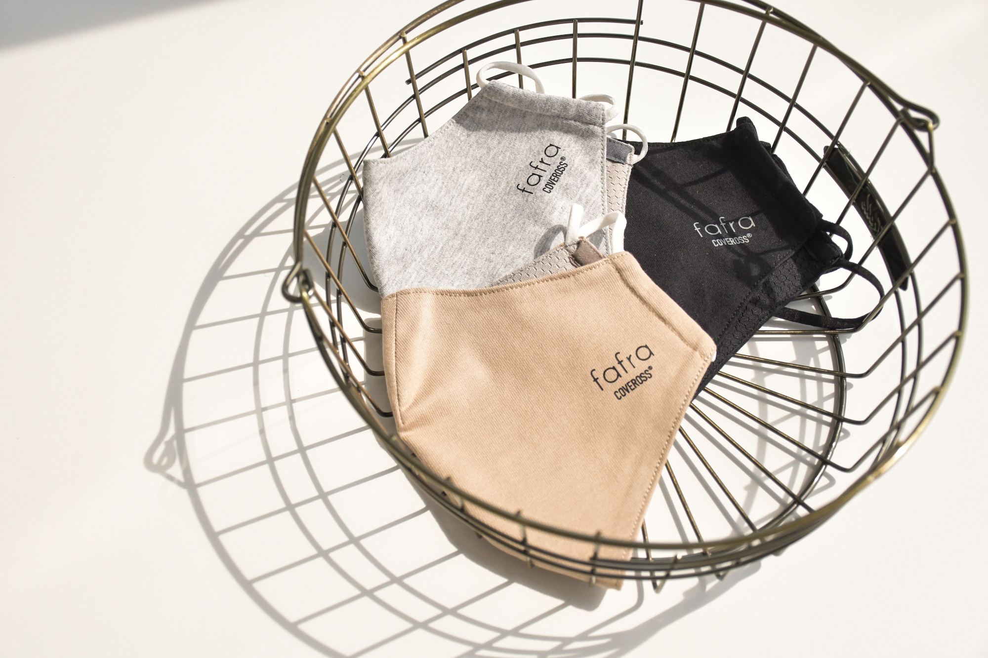 待望の新色『fafra 洗える抗ウイルスマスク(ベージュ)』6月22日より発売開始