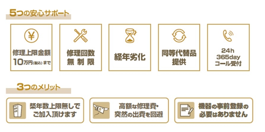 オーナー様の負担を軽減する “選べる”保証サービス開始のお知らせ