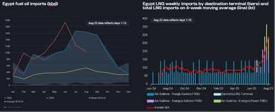 Vortexa、電力発電向け燃料油・原油需要の低迷の検証を発表