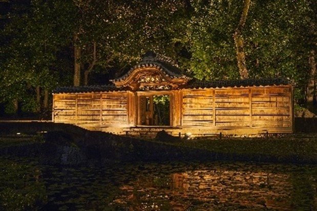 唐門のライトアップ(イメージ)