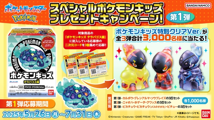 スペシャルポケモンキッズ プレゼントキャンペーン! 第1弾