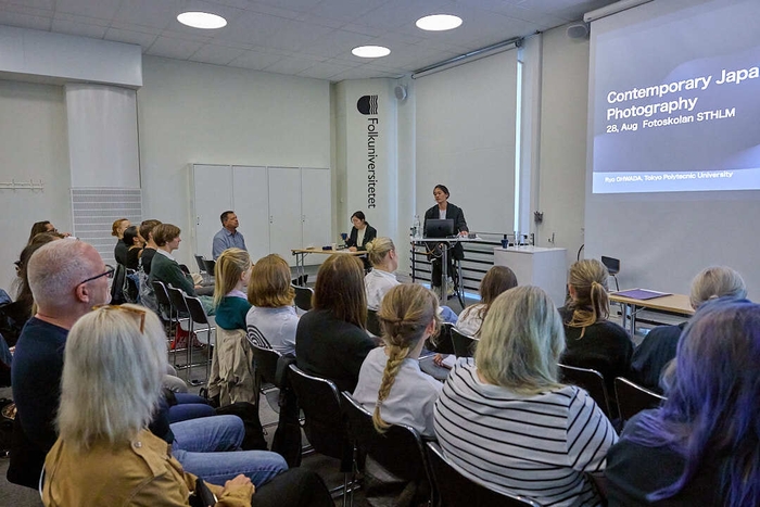 東京工芸大学芸術学部写真学科の大和田良准教授による特別講演の様子