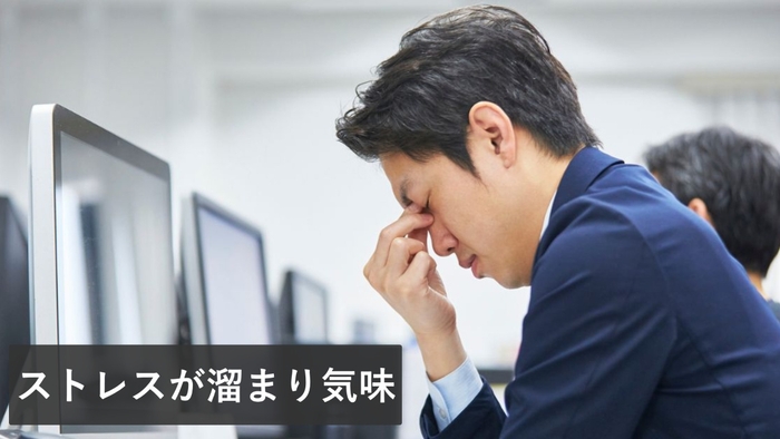 ストレスが溜まり気味