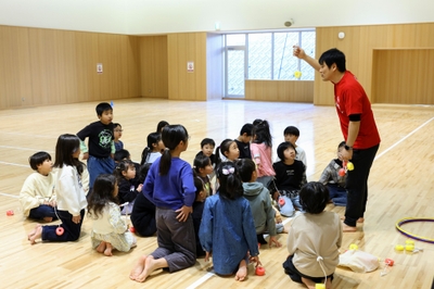 運動遊びのコーナー