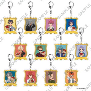 イナズマイレブン展 トレーディングアクリルキーホルダー 各660円（税込）