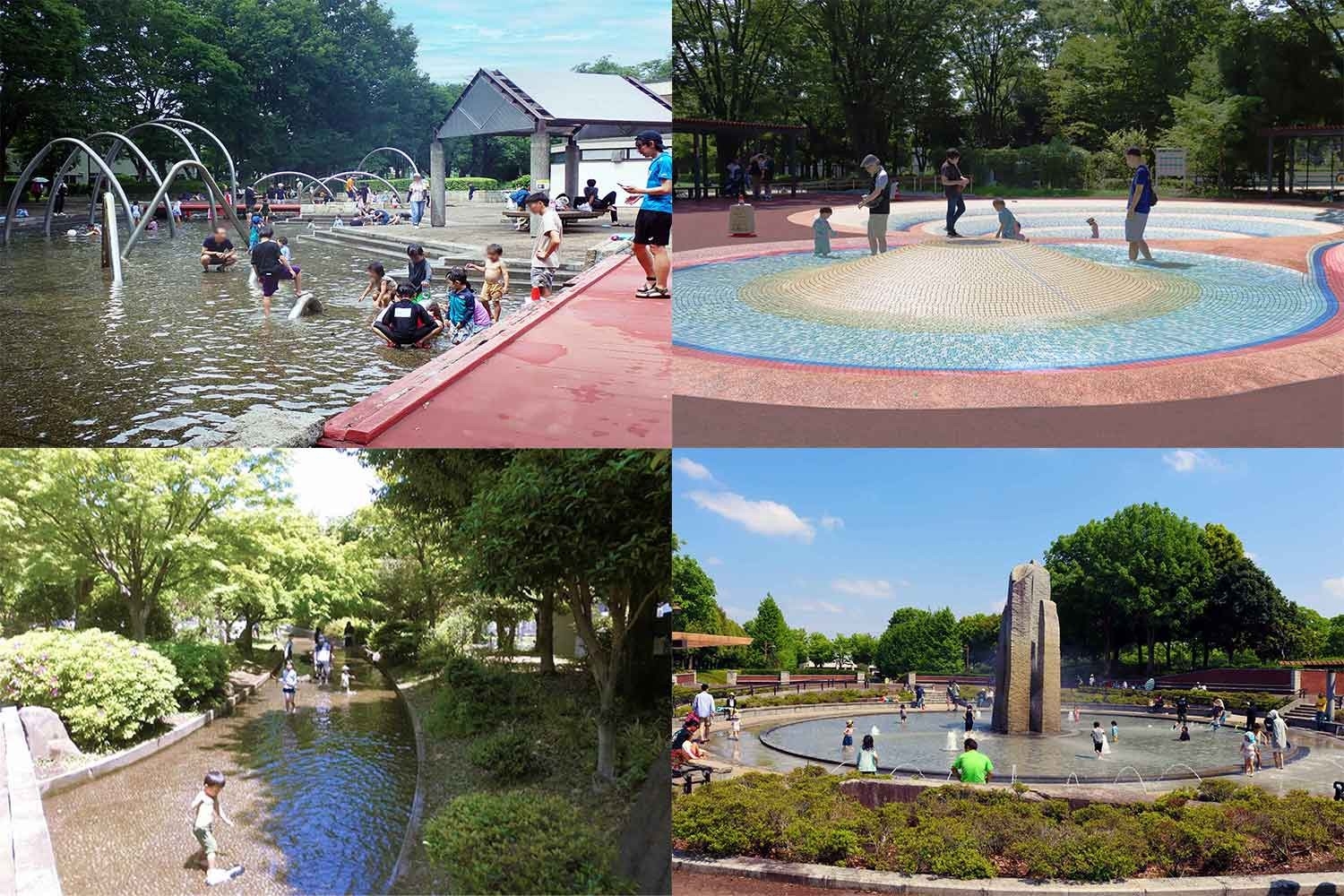 【7/18情報更新】多摩地区4公園 夏季じゃぶじゃぶ池オープン！【7/19(土)～8/31(日)】