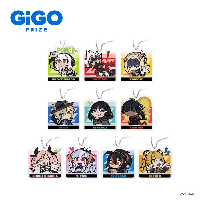 ▲スタンド付きデフォルメアクリル（全10種） 7/4（金）登場予定