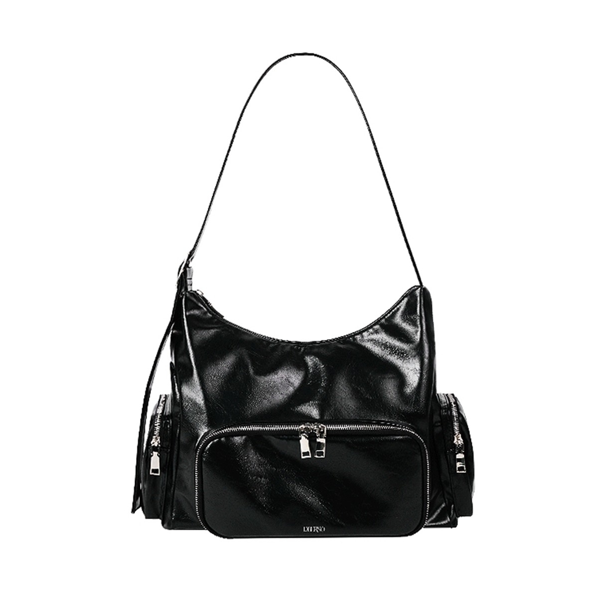 Artificial Leather Cooler Bag - black