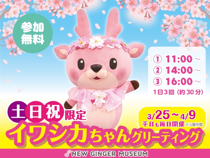 イワシカちゃんグリーティング~桜バージョン~