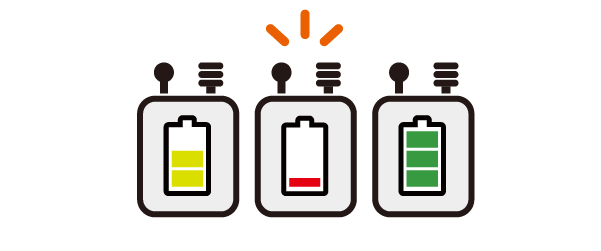 バッテリー残量の見える化