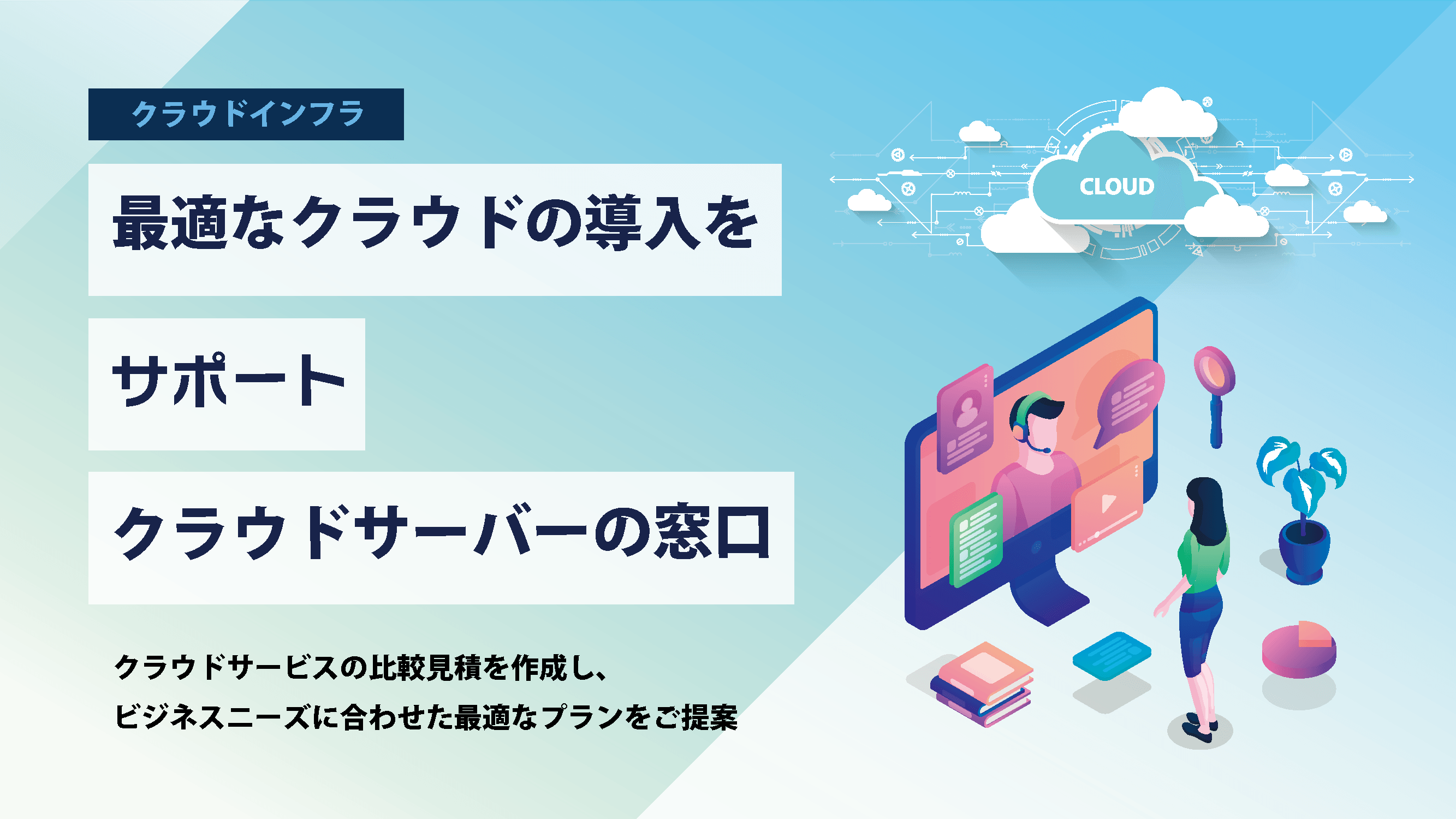 <クラウドサーバーの窓口>