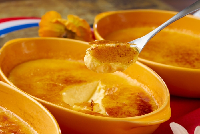 蔵王三十六景牛乳のクレームブリュレ(Premium ホテル壮観)