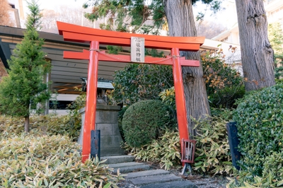 ゆづくしSalon一の坊敷地内の温泉神社