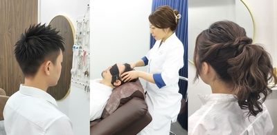 専門的なヘッドケアとヘアセットで即仕事復帰へ