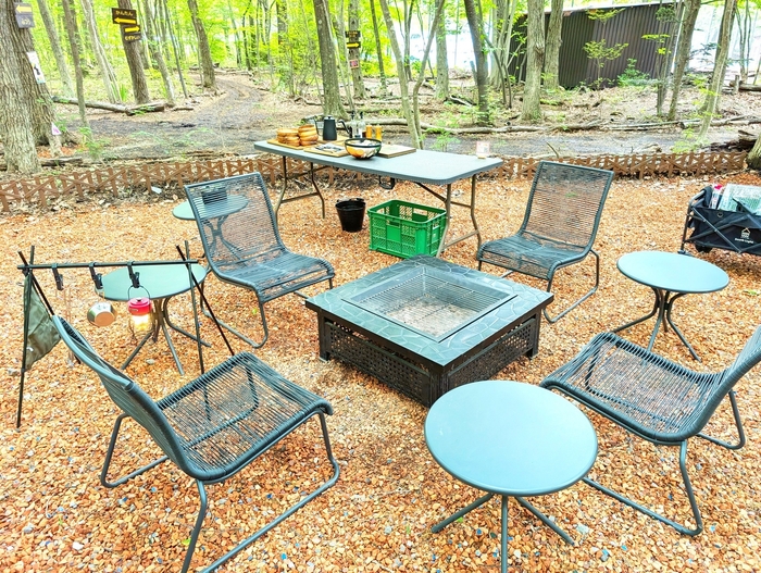 BBQ台含めた機材一式あります