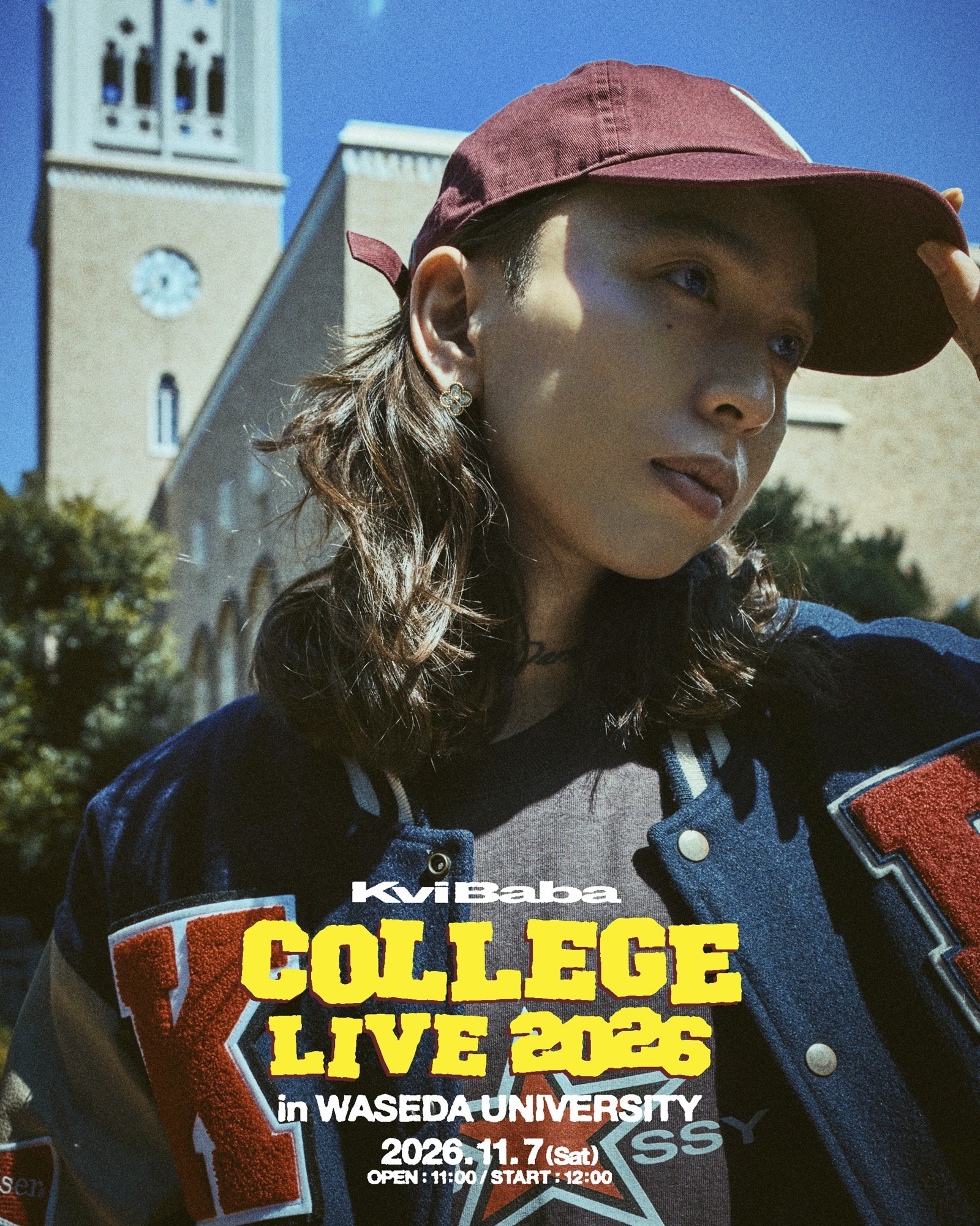 Kvi Baba、「早稲田祭2026」に出演決定！11月7日にライブ