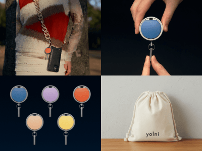 今週末はMFT2025へ。夜道の不安やトラブルに対応、クラファン盛況の防犯アクセサリー「Yolni」展示＆ノベルティ配布