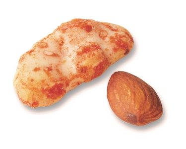 「とまと玄米あられ and あーもんど」