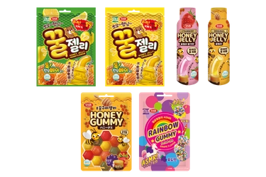 韓国SNSや動画で話題の「ハニーゼリー」や「レインボーグミ」 　全6種類のお菓子が一挙に日本上陸！2月下旬より順次発売
