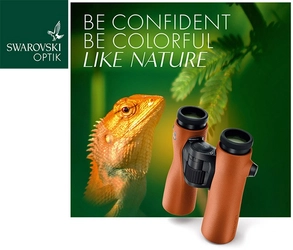 最高品質にこだわる光学製品メーカー「スワロフスキー・オプティック」よりプレミアム双眼鏡「NL Pure 42」シリーズに新色オレンジが新発売！