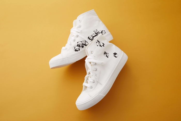 【グラニフ】フォーリングパンダズ|グラフィックハイカットスニーカー