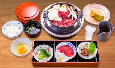 「桜なべ 中江」の中江昼膳（イメージ）