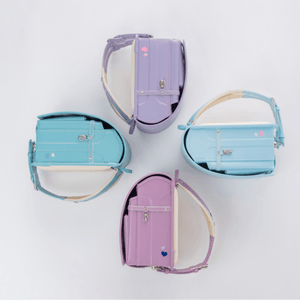 カラー時計回りに：ラベンダー・アイスブルー・パープル・ターコイズ