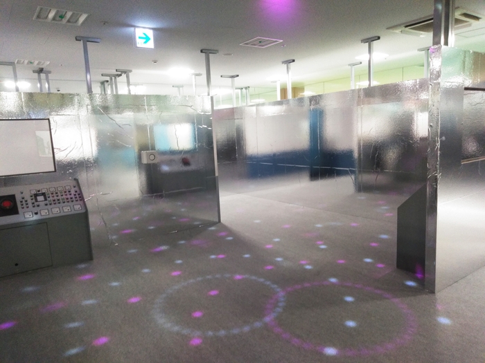 宇宙船内のようなエリアも!