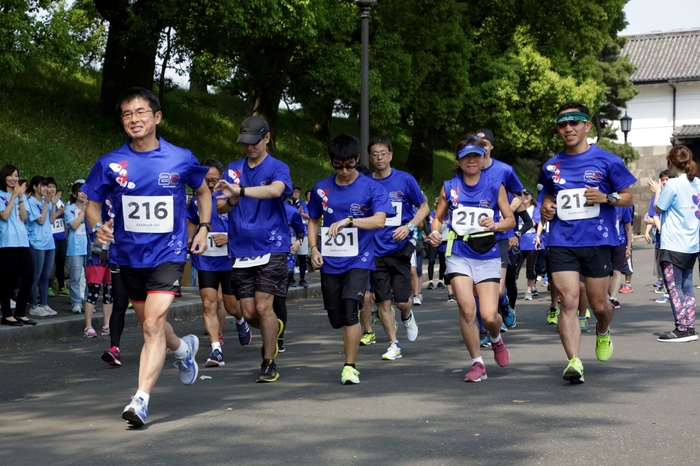 アクサダイレクト20周念記念チャリティラン 当日の様子2