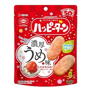 『30g ハッピーターンミニ 濃厚うめ味（春夏デザイン）』