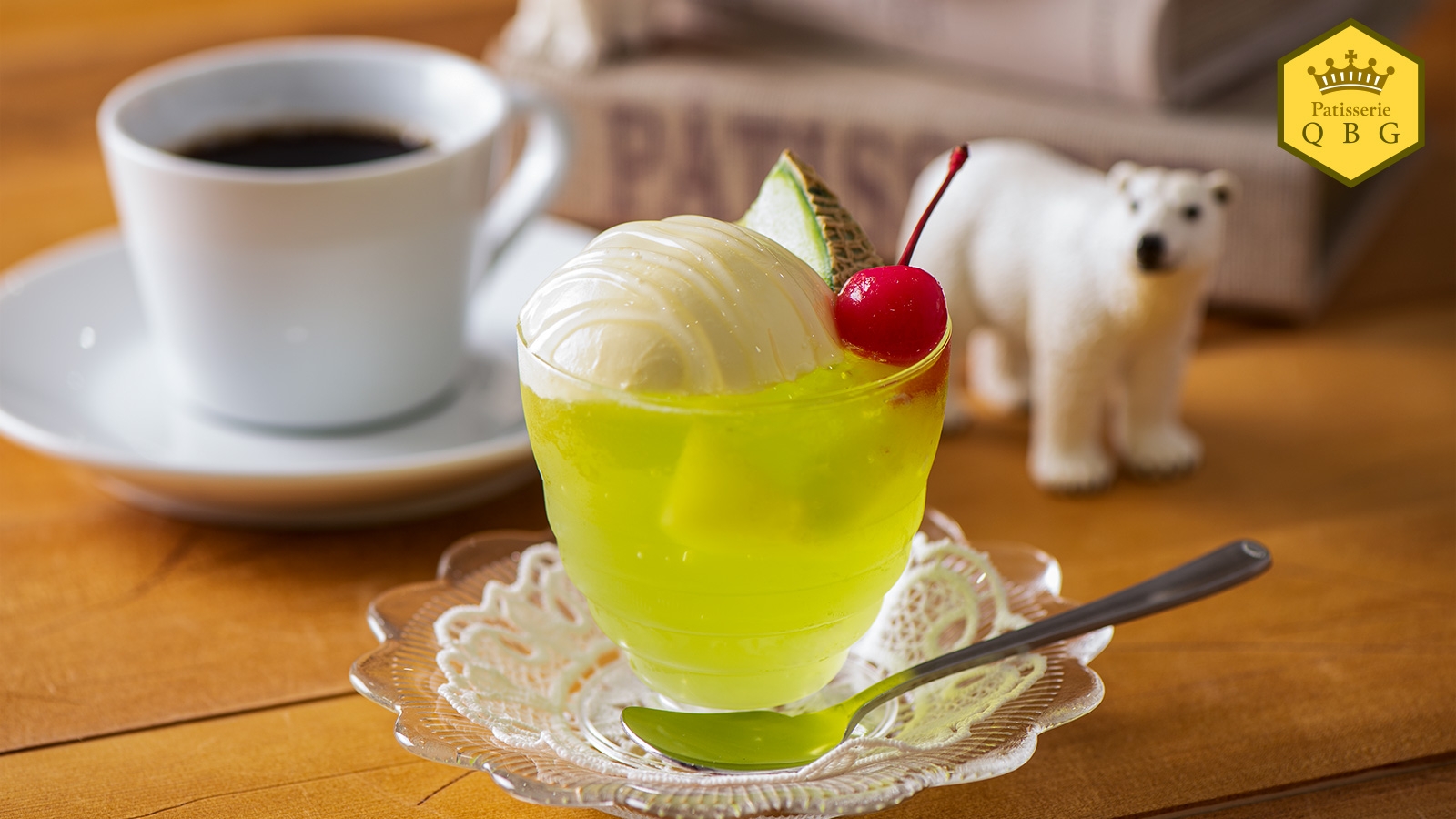 まるでクリームソーダ!ノスタルジックなレトロスイーツを引っさげて、はちみつメーカー直営「パティスリーQBG」がJR高円寺駅に初登場【6 / 16(木)〜30(木)】